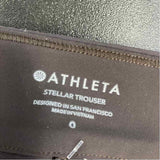 Athleta Size 0 Women's Charcoal Solid Trouser Pants