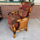 Cindy Crawford Home Collection Lounge Red-Multi Rattan Chair