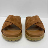 Tamara Mellon Size 8 Women's Brown Solid Slide Sandals