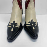 Matisse Size 6.5 Women's Red-Multi Color Block Western Boots
