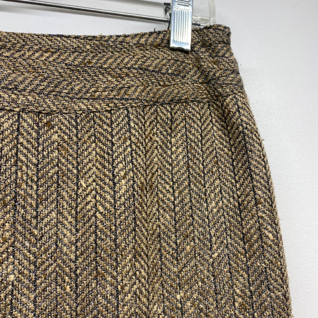 Carlisle Women's Size 4 Brown-Multi Tweed Pencil-Knee Skirt