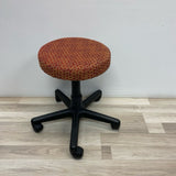 Teknion Spinner Red Fabric Solid Stool