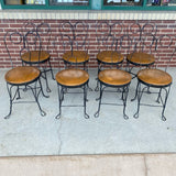 SET OF 8 Icecream Parlor Chairs