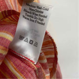 Coldwater Creek Size PL Women's Red-Multi Stripe Button Up Shirt