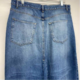 Reformation Size 31-11 Women's Blue Washed Maxi Skirt