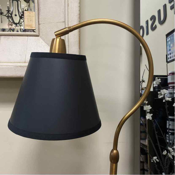 House of Troy Aria Hook Gold-Black Metal Clamp On Table Top Lamp