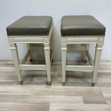 Wexford Beige Wood Counter Height Stool