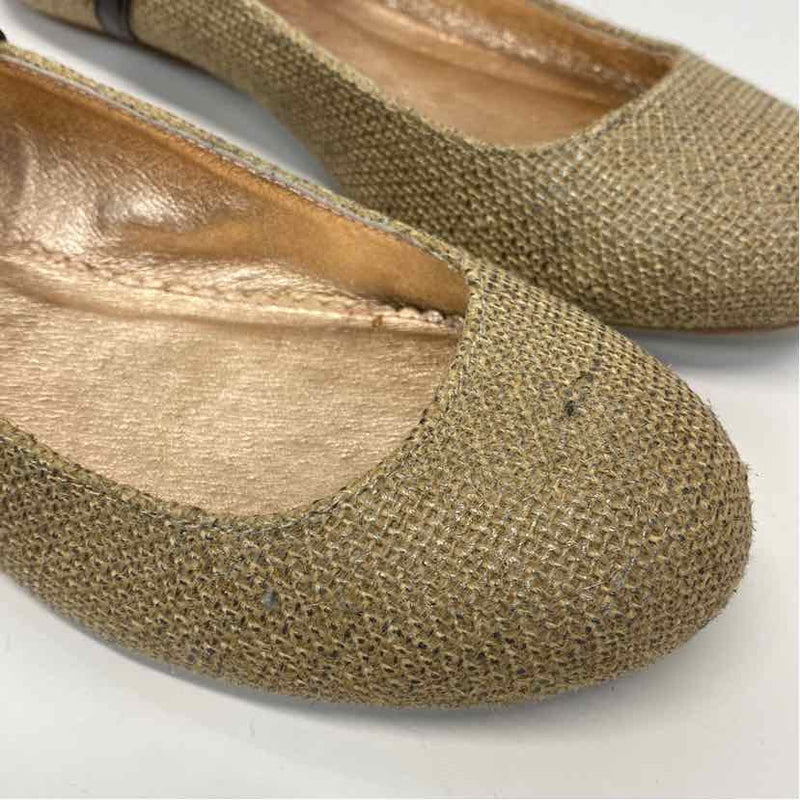 Miss Albright - Anthropologie Size 7 Women's Tan Solid Ballet Flats Shoes