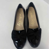 London Rack Size 10 Women's Black Solid Loafer Shoes