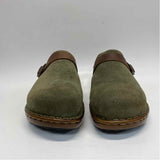Born Size 11 Women's Green Solid Clog Shoes