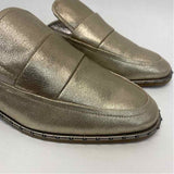 Adrianna Papell Size 8 Women's Gold Shimmer Mules Shoes