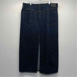 Citizens of Humanity Size 33-14 Women's Blue Solid Pencil-Maxi Skirt