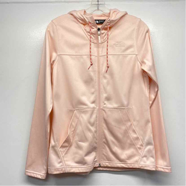 North Face Women's Size S Pink Solid Zip Up/Hoodie Hoodie