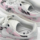 Nike Air Air Force Size 12 Women's Pink-Multi Floral Lace Up Sneakers