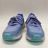 Skechers Size 8.5 Women's Light Blue Stripe Lace Up Sneakers