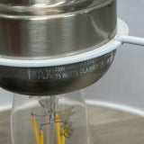 Capital Lighting Sconce Silver Metal Lamp