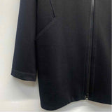 Eileen Fisher Women's Size S Black Solid Zip Mock Neck Jacket