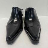 Zara Size 40-9 Women's Black Solid Mules Shoes