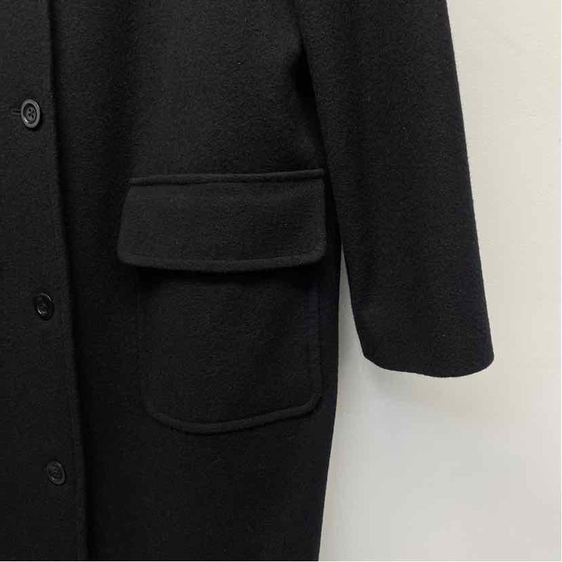 Eddie Bauer Women's Size L Black Solid Maxi Coat