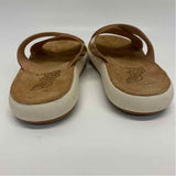Ancient Greek Sandals Size 38-7 Women's Gold Solid Strappy Sandals