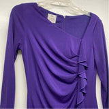 Suzi Chin Maggy Boutique Size 2-XS Women's Purple Solid Sheath Dress