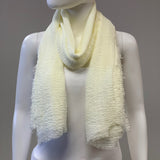 Scarf Cotton-Gauze Wrinkle