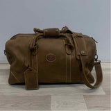 Root Beige Distressed Duffle Bag