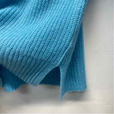 Vineyard Vines Size L Women's Blue Solid Pullover Sweater