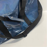 Rains Blue Solid Polyester Weekender Bag