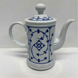 Mitterteich White-Blue Porcelain Pitcher