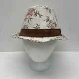Goorin White-Multi Floral Fedora Hat