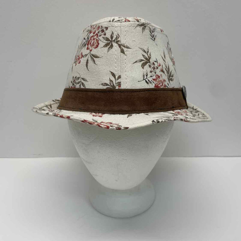 Goorin White-Multi Floral Fedora Hat