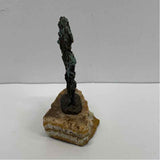 Bronze 2 tree sculpture mounted on  a natural stone base Sculpture