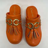 Circus NY Size 5.5 Women's Orange Solid Clog Shoes