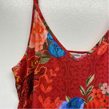 Johnny Was Size L Women's Red-Multi Pattern Camisole Dress
