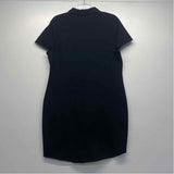 Frank & Eileen Est 1947 Size Xl Women's Black Solid T-Shirt Dress