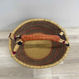 Alaffia Baskets Red-Black Savannah Grass Basket
