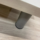 White-Clear Wood-Glass Coffee Table