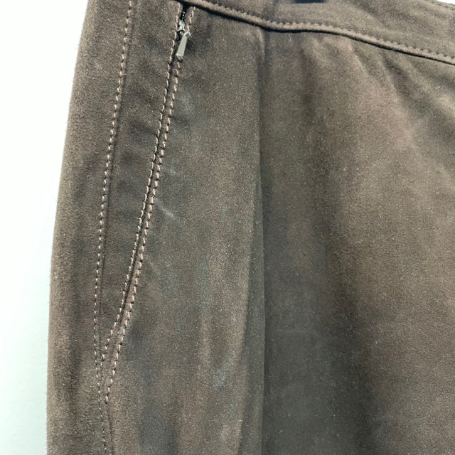 Worth Size 14 Brown Solid Women's Pants