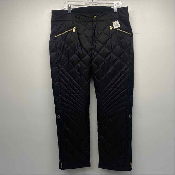 Bogner Size 12-L Women's Black Solid Snow Activewear Pants