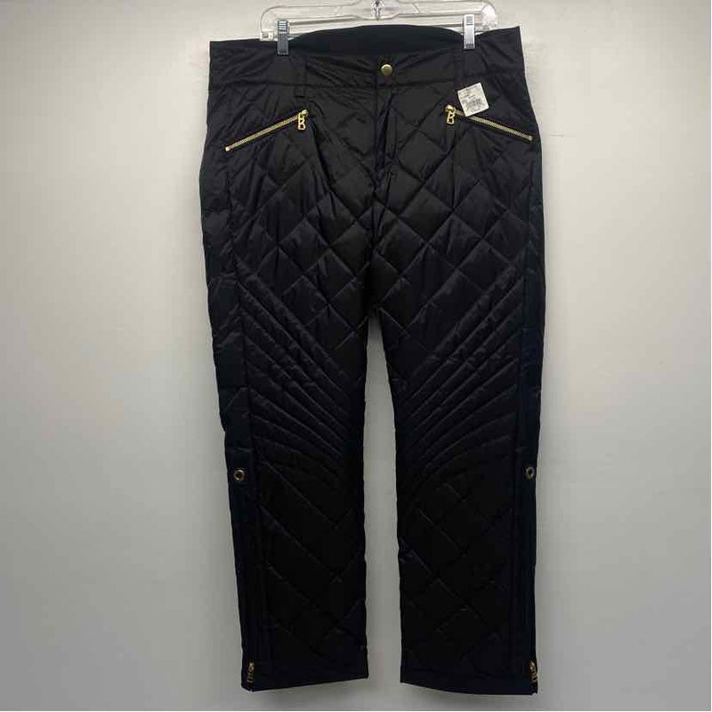 Bogner Size 12-L Women's Black Solid Snow Activewear Pants