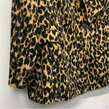 Halogen Women's Size 3X Brown-Multi Animal Print Single Button Jacket