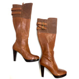 Cole Haan Size 5 Women's Caramel Solid High Heel Boots