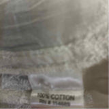 Cino Size M Women's White Eyelet Button Up Shirt
