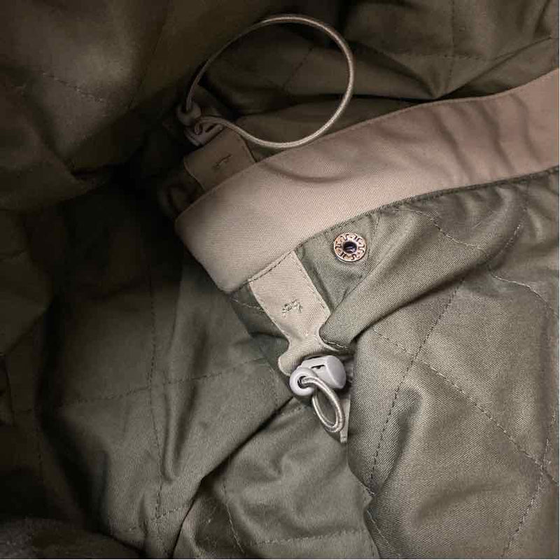 Duck Camp Women's Size M Green Solid Military Jacket