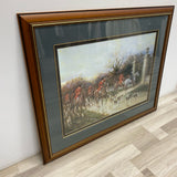 Setting Out - Heywood Hardy - Equestrian scene riders in red coats wall decor