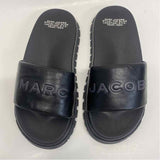 Marc Jacobs Size 38-7.5 Women's Black Solid Slide Sandals