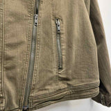Liverpool Women's Size L Green Solid Moto Jacket