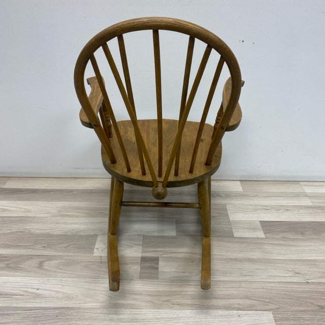 Abernathy Children's Brown Wood Rocking Chair