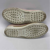 Tods Size 37-6.5 Women's Light Pink Solid Espadrille Shoes